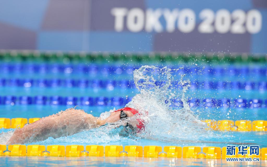 男子4x200米自由泳接力决赛:英国队夺冠