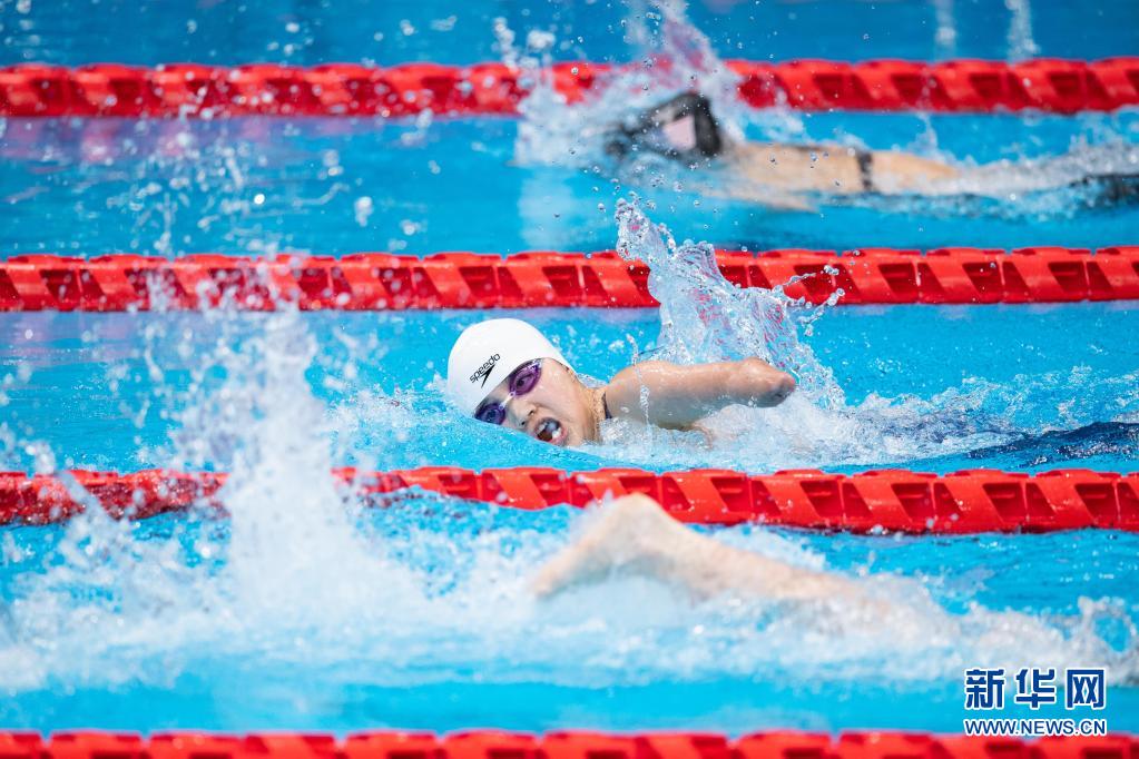 游泳——徐佳玲获女子自由泳400米s9级第五名