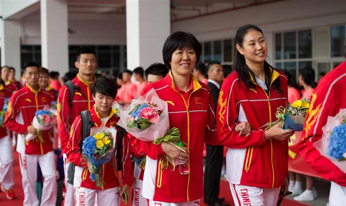 里约奥运会内地奥运精英代表团抵达澳门