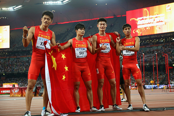 中国队冲击短跑项 跳高争进决赛