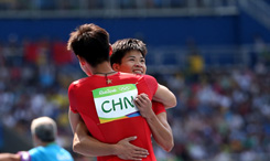 老将紧张 新人淡定——中国挺进男子4x100米接力决赛