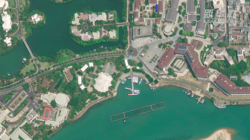 卫星视角洞见海南自贸港蓬勃兴起