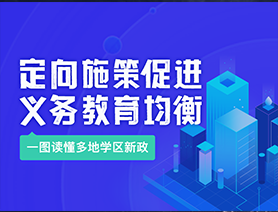 定向施策促进义务教育均衡 一图读懂多地学区新政