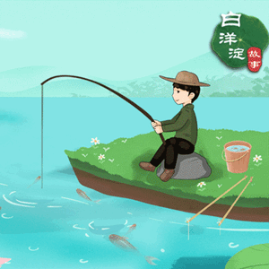 这里沟汊纵横，钓鱼是个很简单事儿