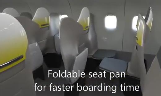客机新设计让乘客面对面坐反对者大呼尴尬（图）
