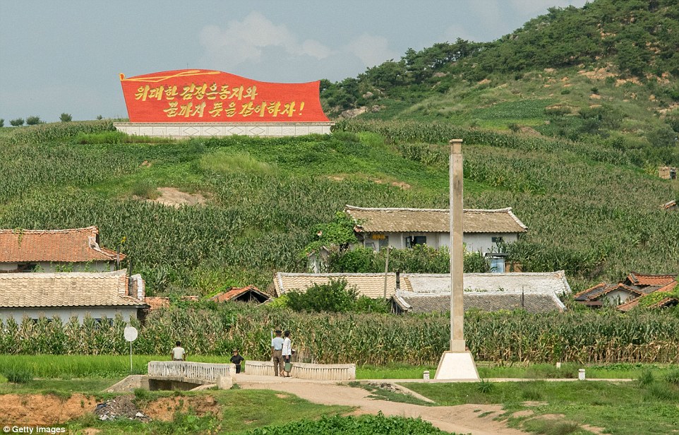 与平壤截然不同的朝鲜乡村