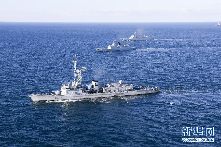 （国际·图文互动）（4）直击中法海军在英吉利海峡联合演练