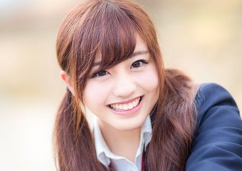 资料图:日本女生。