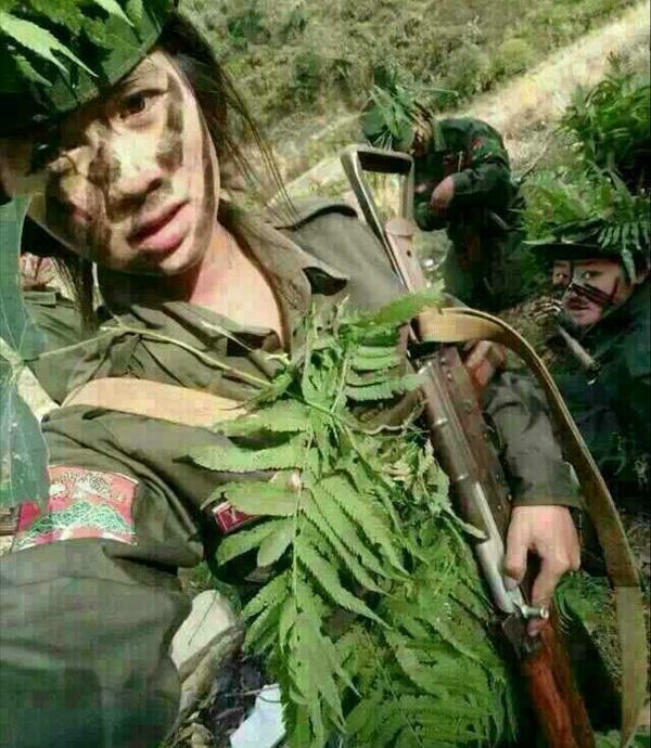 缅甸果敢女兵大量真实照片曝光(组图)