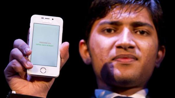 印度24元智能手机遭质疑：真的还是假的？
