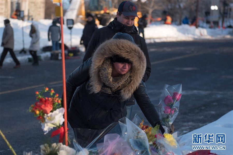 （外代一线）（1）加拿大民众悼念魁北克市恐袭中的遇难者