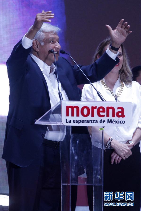 （国际）（2）墨西哥左翼政党候选人在总统选举中获得至少53%选票