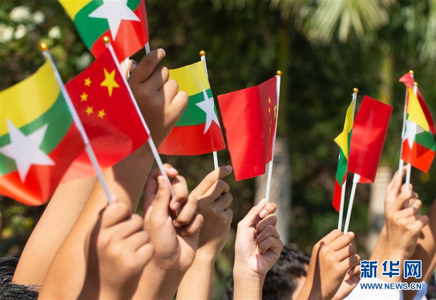 （XHDW）（3）缅甸民众热烈欢迎习近平