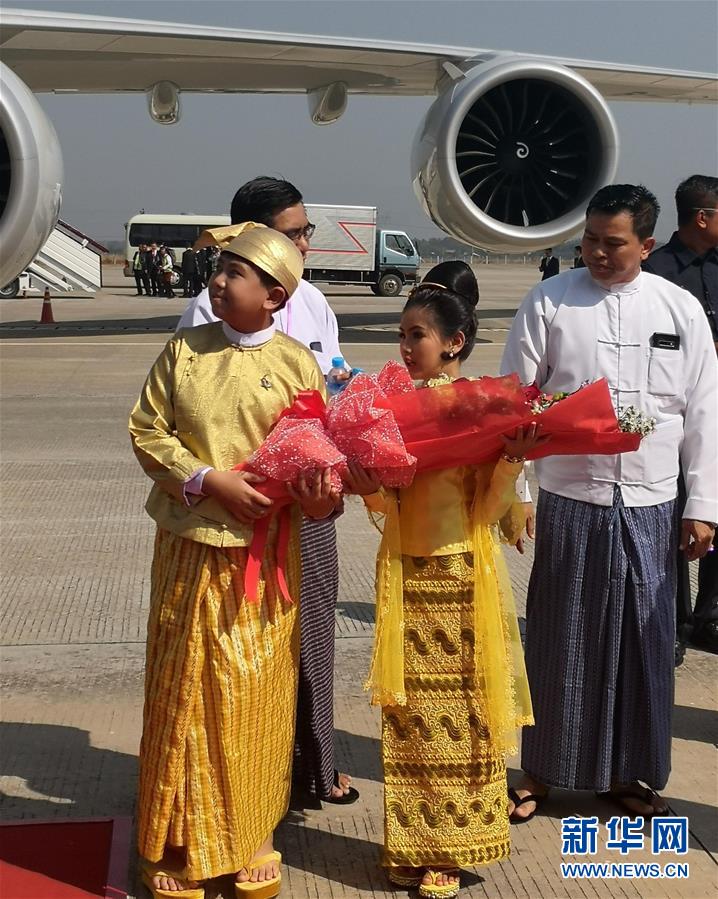 （XHDW）（6）缅甸民众热烈欢迎习近平
