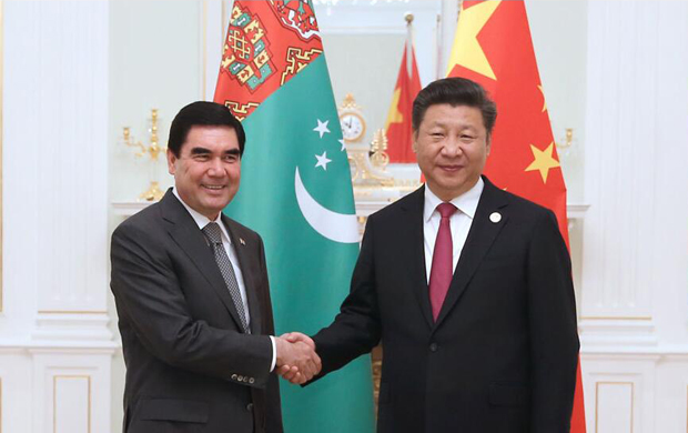 习近平会见土库曼斯坦总统