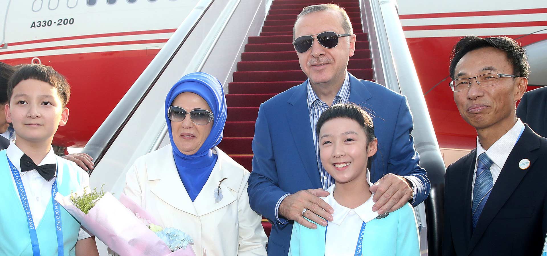 土耳其总统埃尔多安抵达杭州