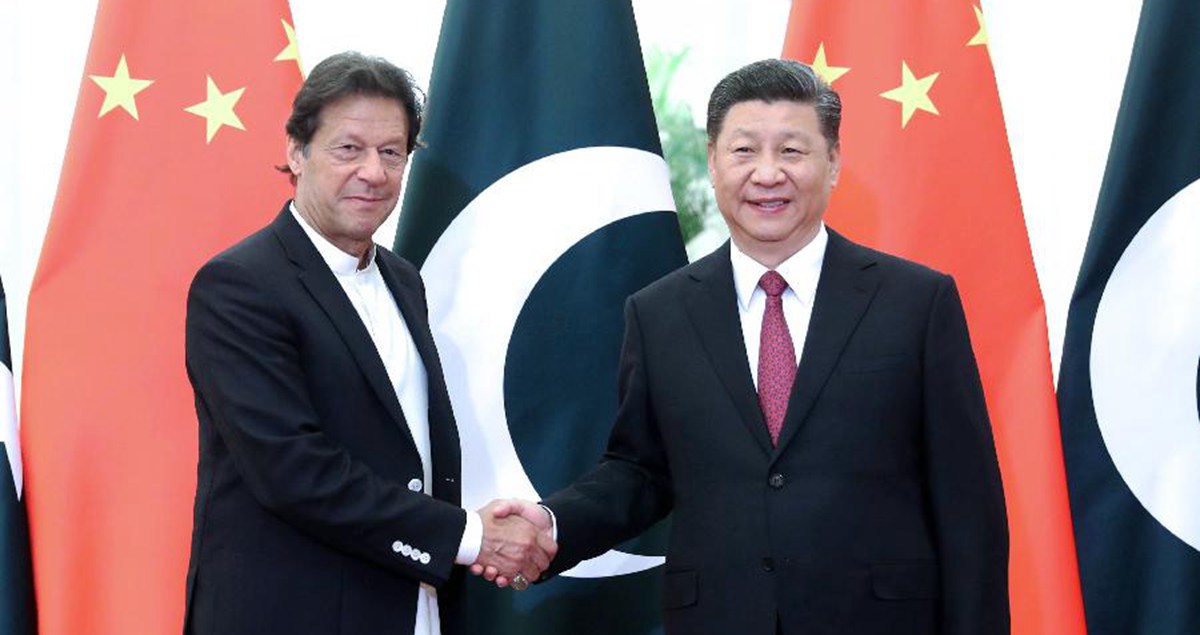 習近平會見巴基斯坦總理伊姆蘭·汗