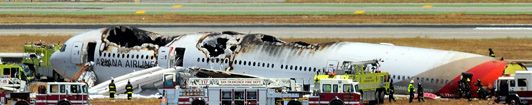 韩国波音777在旧金山坠毁