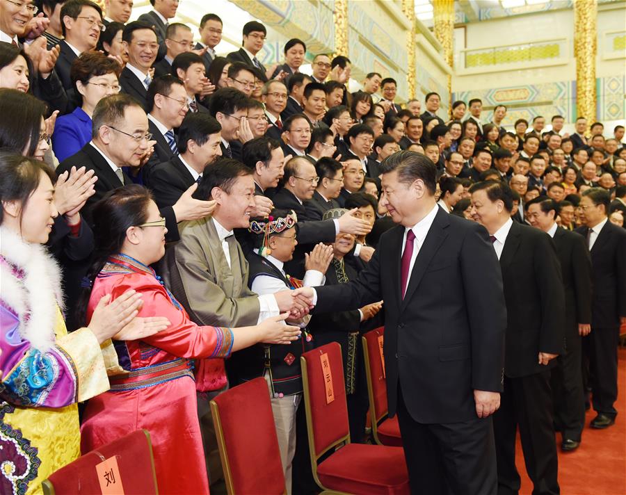 （时政）习近平等会见记协第九届理事会和中国新闻奖、长江韬奋奖获奖者代表